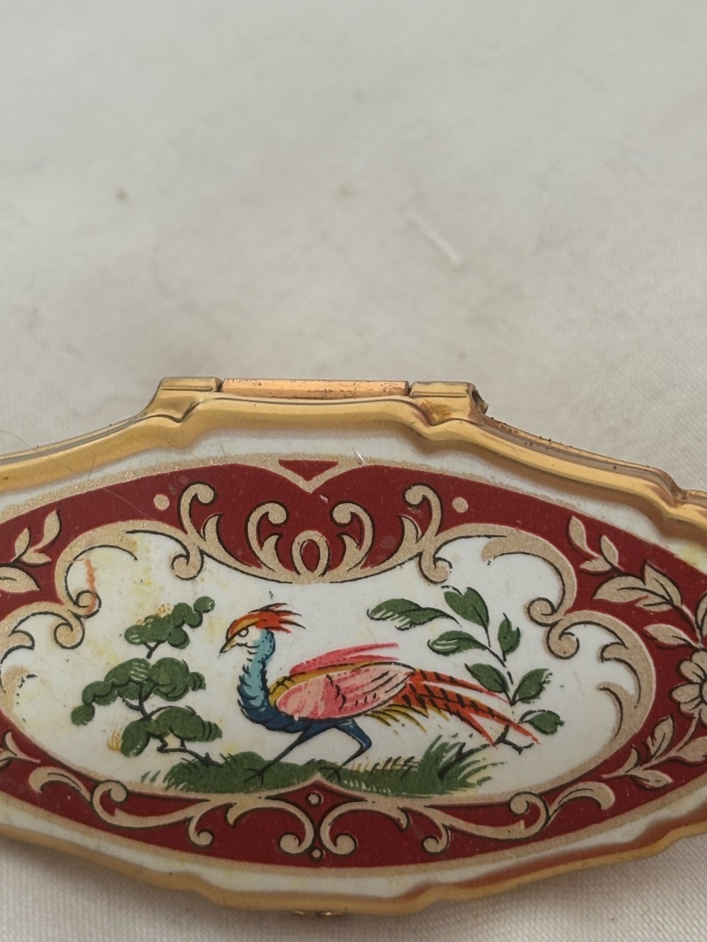 Stratton Pheasant Lipstick Compact